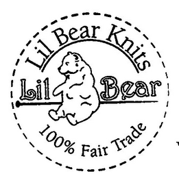 LIL BEAR KNITS LIL BEAR 100% FAIR TRADE logo
