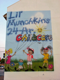 LIL" MUNCHKINS 24 HR CHILDCARE logo