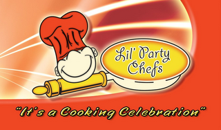 LIL' PARTY CHEFS - "IT'S A COOKING CELEBRATION" logo