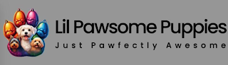 LIL PAWSOME PUPPIES JUST PAWFECTLY AWESOME logo