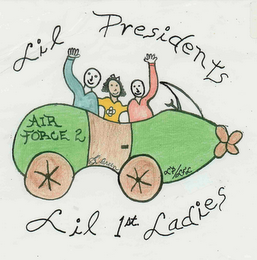LIL PRESIDENTS AIR FORCE 2 LIL 1ST LADIES logo