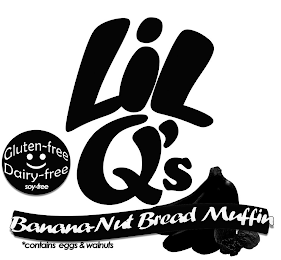 LIL Q'S GLUTEN-FREE DAIRY-FREE SOY-FREE BANANA-NUT BREAD MUFFIN *CONTAINS EGGS & WALNUTS logo