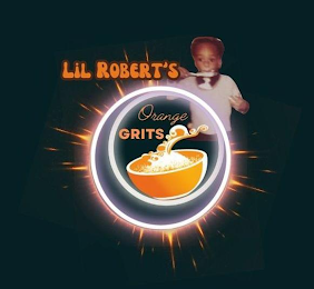 LIL ROBERT'S ORANGE GRITS logo