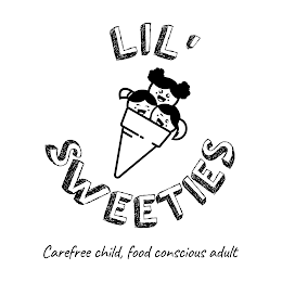 LIL' SWEETIES; CAREFREE CHILD, FOOD CONSCIOUS ADULT logo