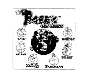 LIL' TIGER'S GOLFCOURSE EAGLE BIRDIE BOGEY SANDMAN ROUGH MR.PAR logo