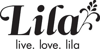 LILA LIVE. LOVE. LILA logo