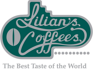 LILIAN'S COFFEES..........THE BEST TASTE OF THE WORLD logo