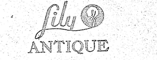 LILY ANTIQUE logo