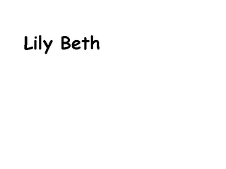 LILY BETH logo