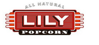LILY POPCORN ALL NATURAL logo
