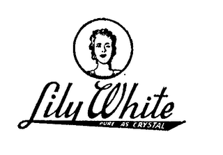 LILY WHITE PURE AS CRYSTAL logo