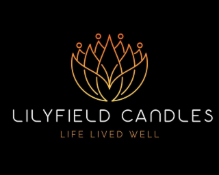 LILYFIELD CANDLES LIFE LIVED WELL logo