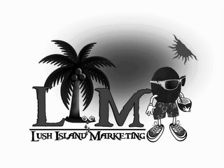 LIM LUSH ISLAND MARKETING logo