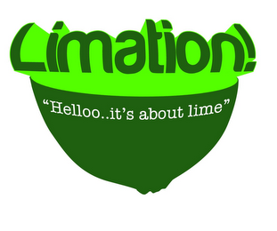 LIMATION! "HELLOO..IT'S ABOUT LIME" logo