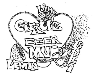 LIME CITRUS BEER MUG LEMON SALT logo