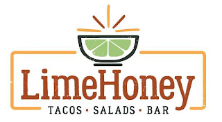 LIMEHONEY TACOS · SALADS · BAR logo