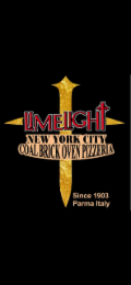 LIMELIGHT NEW YORK CITY COAL BRICK OVEN PIZZERIA SINCE 1903 PARMA ITALY logo