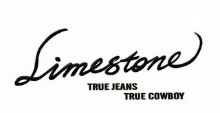 LIMESTONE TRUE JEANS TRUE COWBOY logo