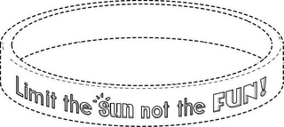 LIMIT THE SUN NOT THE FUN! logo