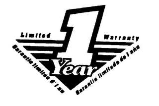 LIMITED 1 YEAR WARRANTY logo