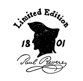 LIMITED EDITION 1801 PAUL REVERE logo