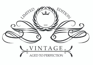 LIMITED EDITION EST. VINTAGE AGED TO PERFECTION logo