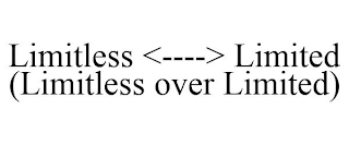 LIMITLESS <----> LIMITED (LIMITLESS OVER LIMITED) logo