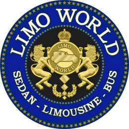 LIMO WORLD SEDAN - LIMOUSINE - BUS logo
