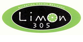 LIMON 305 AUTENTICA COCINA MEXICANA logo