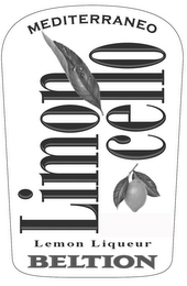 LIMONCELLO MEDITERRANEO LEMON LIQUEUR BELTION logo