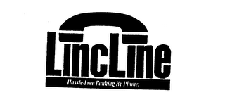 LINCLINE HASSLE-FREE BANKING BY PHONE. logo