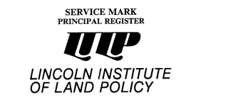 LINCOLN INSTITUTE OF LAND POLICY LILP logo