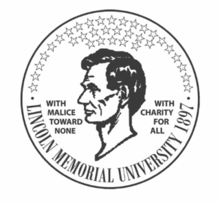 • LINCOLN MEMORIAL UNIVERSITY 1897 • WITH MALICE TOWARD NONE WITH CHARITY FOR ALL logo