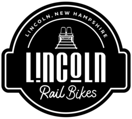 LINCOLN, NEW HAMPSHIRE LINCOLN RAIL BIKES logo