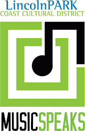 LINCOLN PARK COAST CULTURAL DISTRICT MUSIC SPEAKS logo