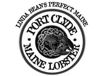 LINDA BEAN'S PERFECT MAINE PORT CLYDE MAINE LOBSTER logo