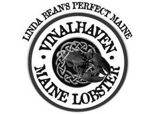 LINDA BEAN'S PERFECT MAINE VINALHAVEN MAINE LOBSTER logo