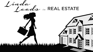 LINDA LEADS IN REAL ESTATE logo