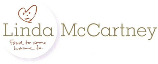 LINDA MCCARTNEY FOOD TO COME HOME TO. logo