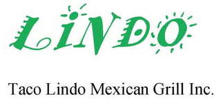 LINDO TACO LINDO MEXICAN GRILL INC. logo