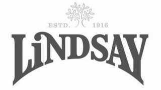 LINDSAY ESTD. 1916 logo