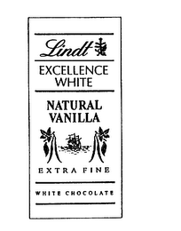 LINDT EXCELLENCE WHITE NATURAL VANILLA EXTRA FINE WHITE CHOCOLATE logo