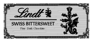 LINDT SWISS BITTERSWEET FINE DARK CHOCOLATE logo