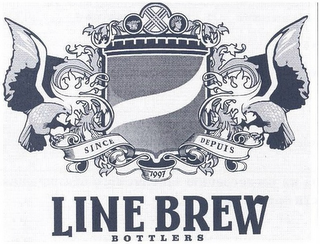 LINE BREW BOTTLERS SINCE DEPUIS 1997 logo