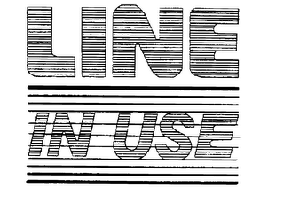 LINE IN USE logo