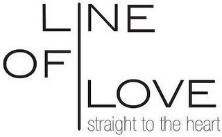 LINE OF LOVE STRAIGHT TO THE HEART logo