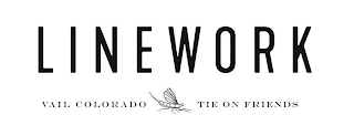 LINEWORK VAIL COLORADO TIE ON FRIENDS logo