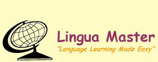 LINGUA MASTER "LANGUAGE LEARNING MADE EASY" logo
