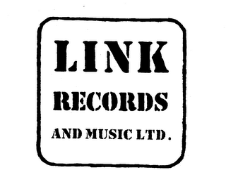 LINK RECORDS AND MUSIC LTD. logo