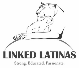 LINKED LATINAS STRONG. EDUCATED. PASSIONATE. logo